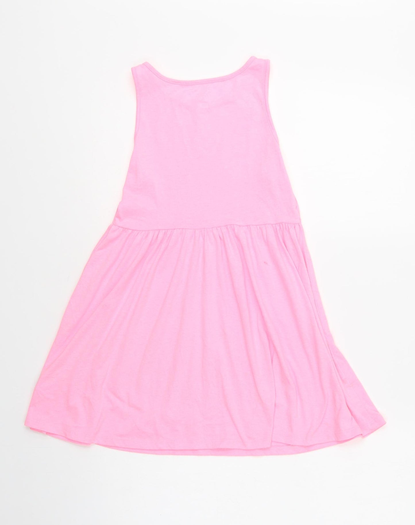 F&F Girls Pink  Polyester Tank Dress  Size 9-10 Years  Crew Neck