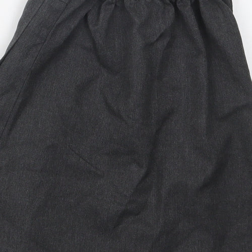 Dunnes Stores Girls Grey  Polyester Pleated Skirt Size 4 Years  Regular  - School Wear