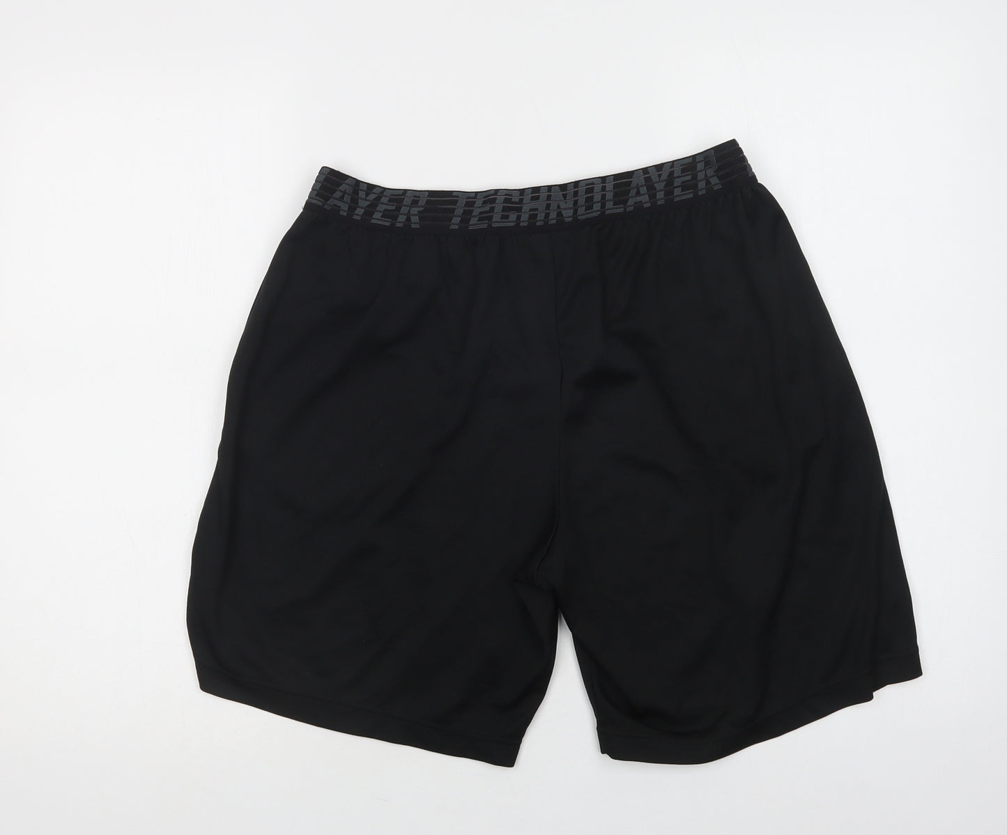 Primark Mens Black  Polyester Sweat Shorts Size L L7 in Regular
