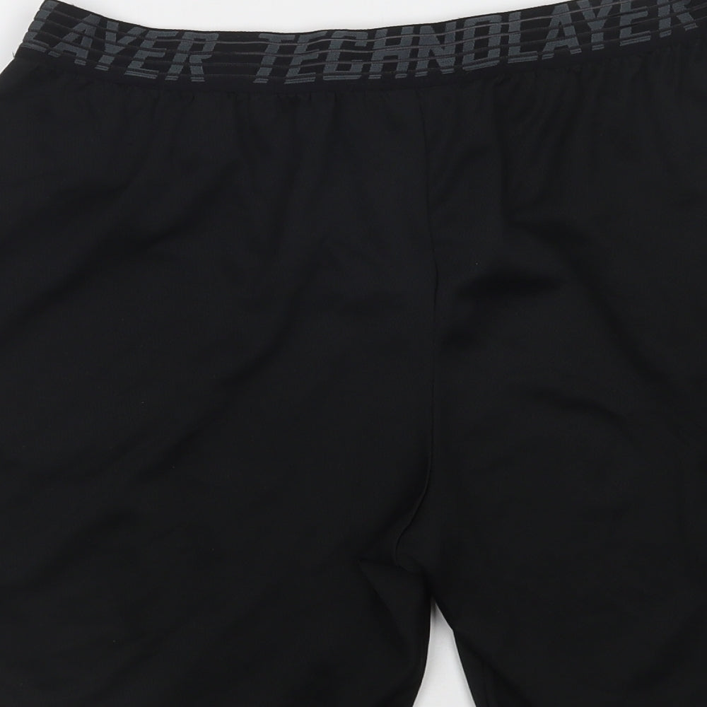 Primark Mens Black  Polyester Sweat Shorts Size L L7 in Regular