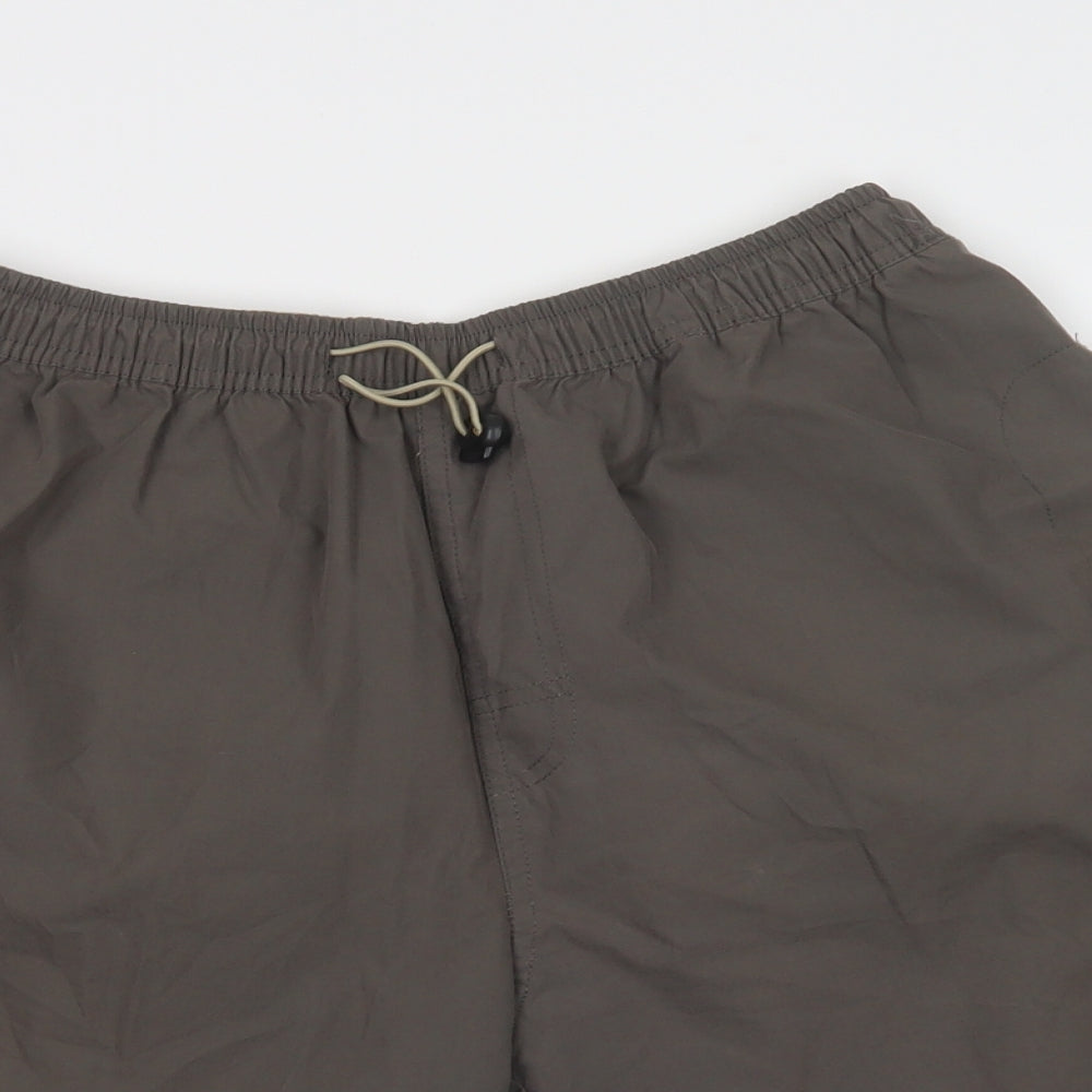 Trespass Mens Green  Polyester Cargo Shorts Size M L9 in Regular Drawstring