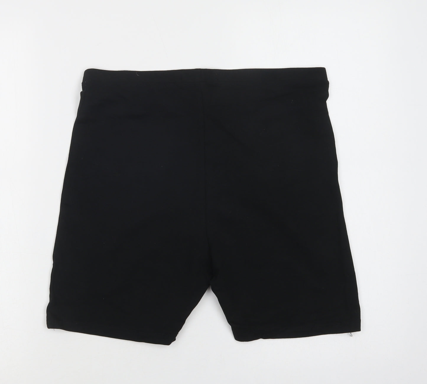 Primark Womens Black  Cotton Compression Shorts Size M L6 in Regular