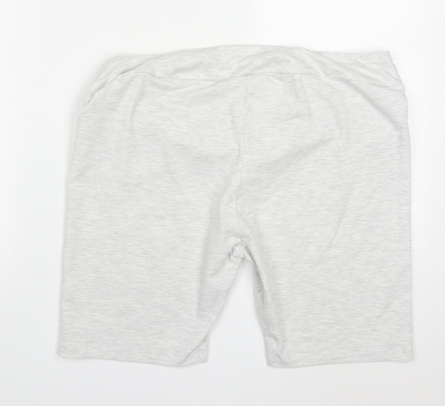 Primark Womens Grey  Cotton Biker Shorts Size 14 L8 in Regular  - Donald Duck