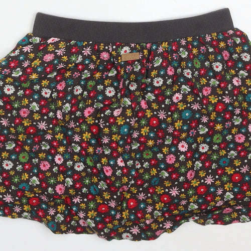 Boboli Girls Multicoloured Floral Viscose Skater Skirt Size 12 Years  Regular