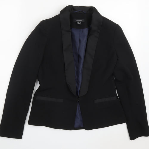 Atmosphere Womens Black  Polyester Jacket Suit Jacket Size 10