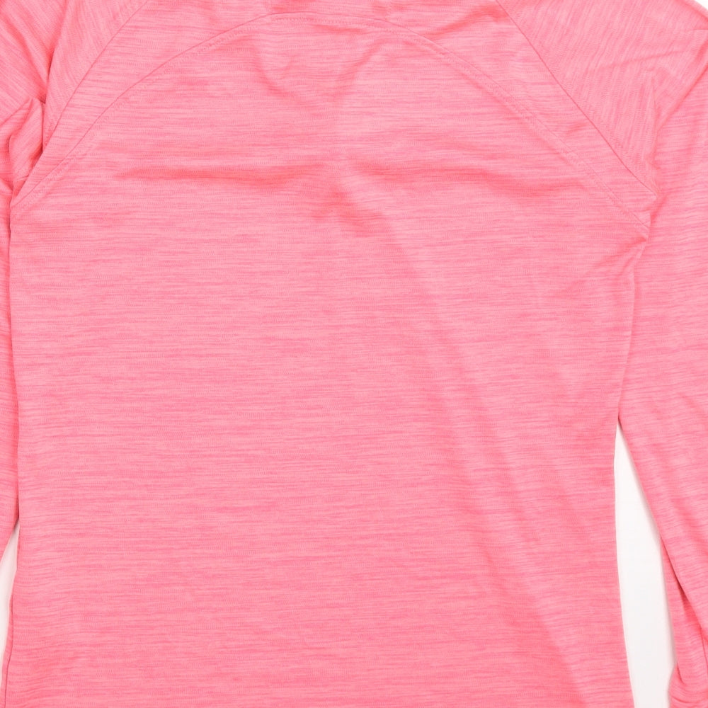 O'Neill Womens Pink  Polyester Pullover Sweatshirt Size 10  Zip