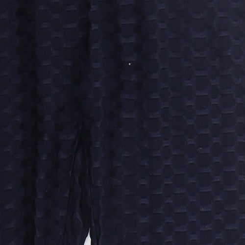 Preworn Womens Blue  Polyester Carrot Leggings Size S L26 in