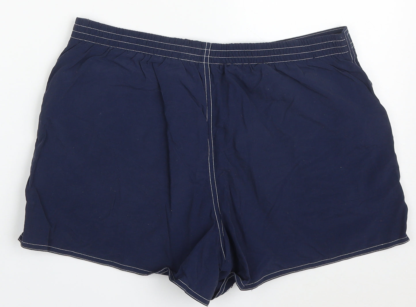 Beach House Womens Blue  Nylon Mom Shorts Size 12 L3 in Regular Button