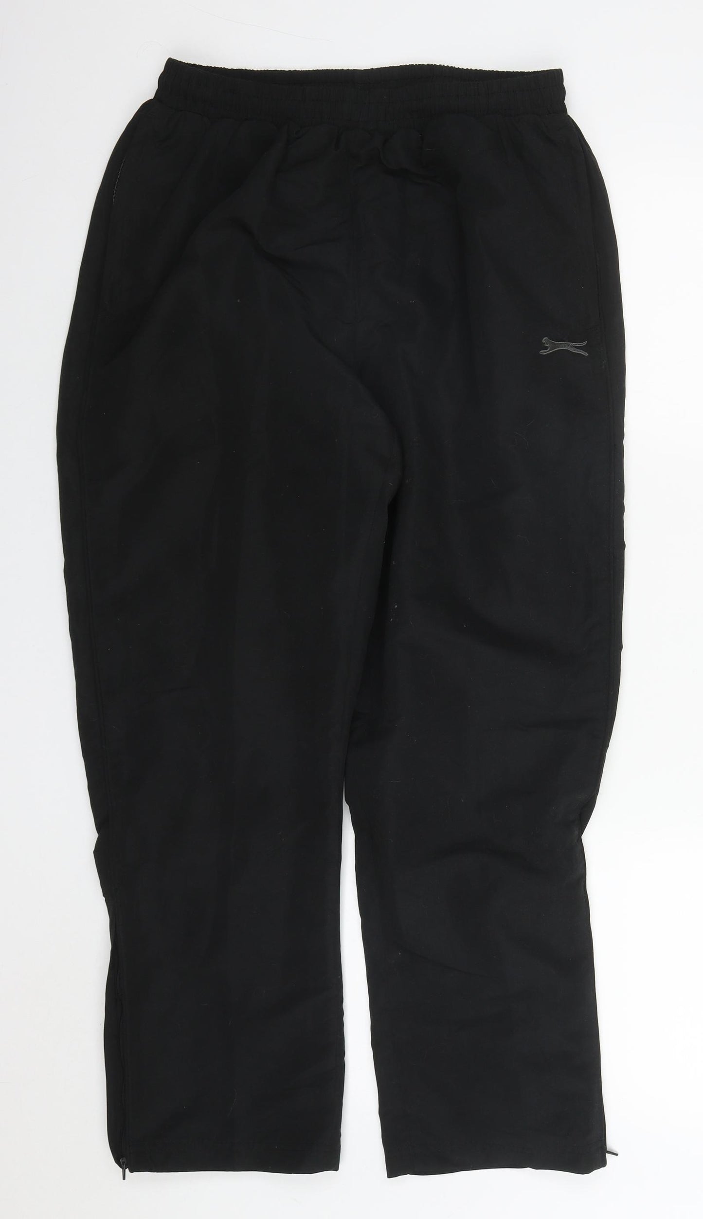 Slazenger Mens Black  Polyester Trousers  Size L L29 in Regular