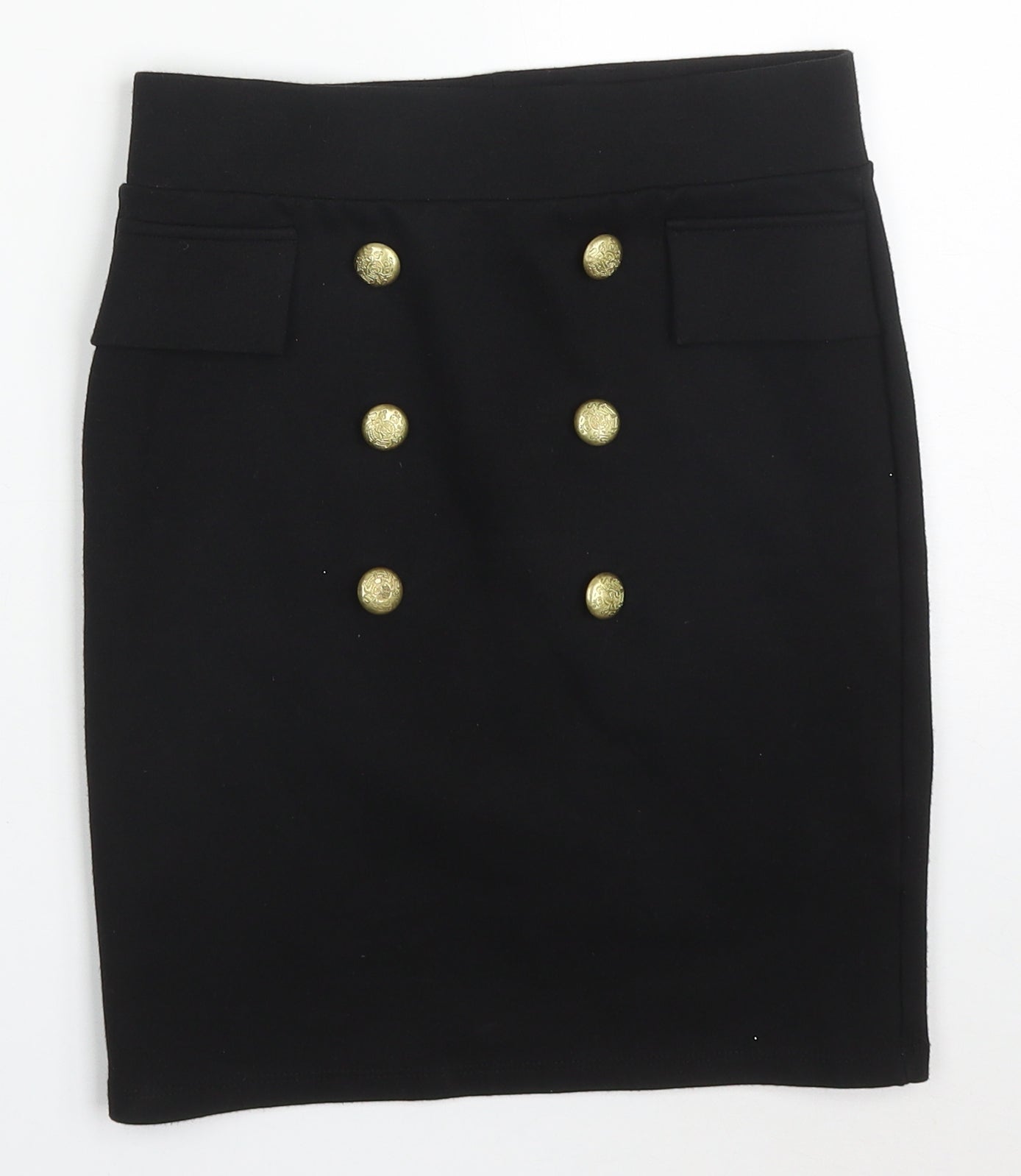 Miss Selfridge Womens Beige  Viscose Mini Skirt Size 8