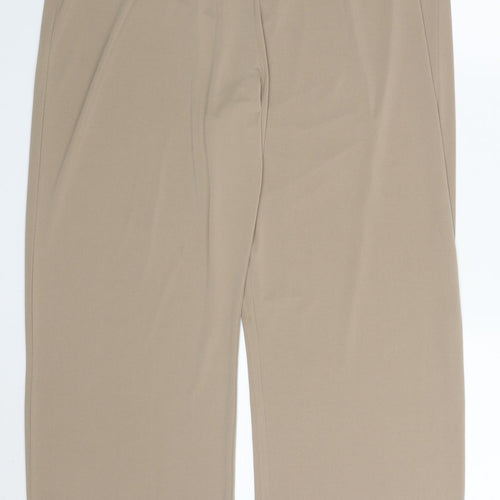 Nightingales Womens Brown  Polyester Trousers  Size 18 L28.5 in Regular