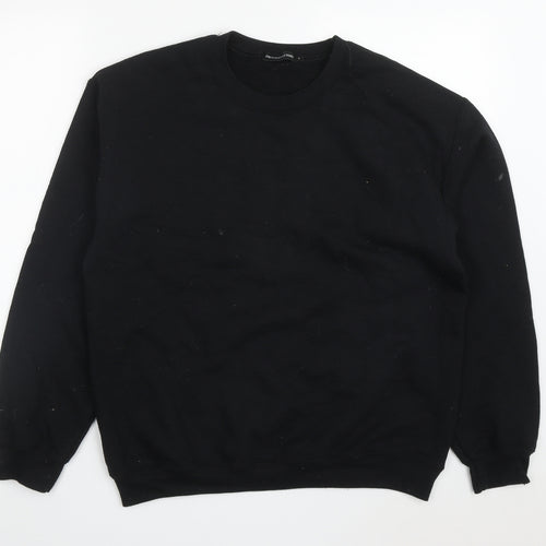 PRETTYLITTLETHING Womens Black  Cotton Pullover Sweatshirt Size S  Pullover - Los Angeles Calabasas