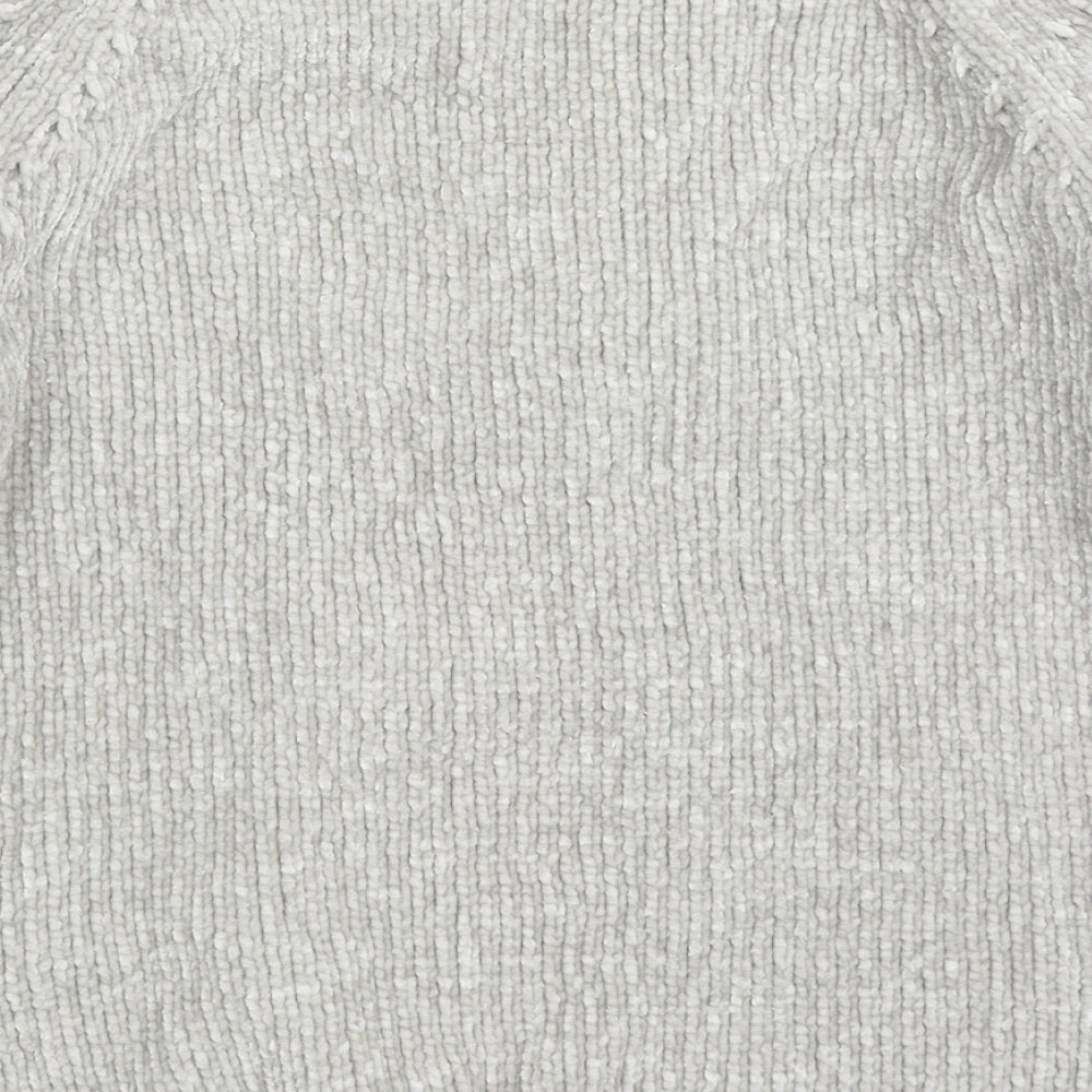 Primark Girls Grey Round Neck  Polyester Pullover Jumper Size 11-12 Years  Pullover - Christmas Flamingo