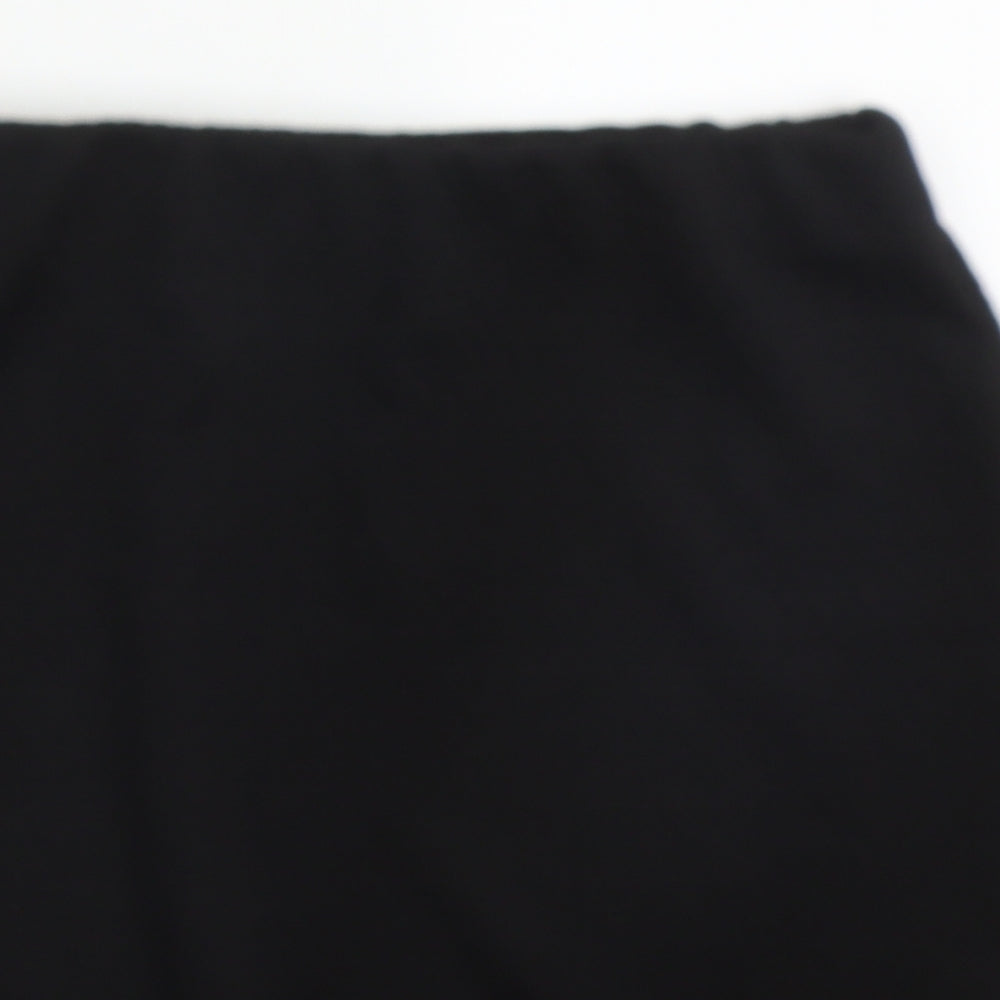 New Look Womens Black  Polyester Mini Skirt Size 10