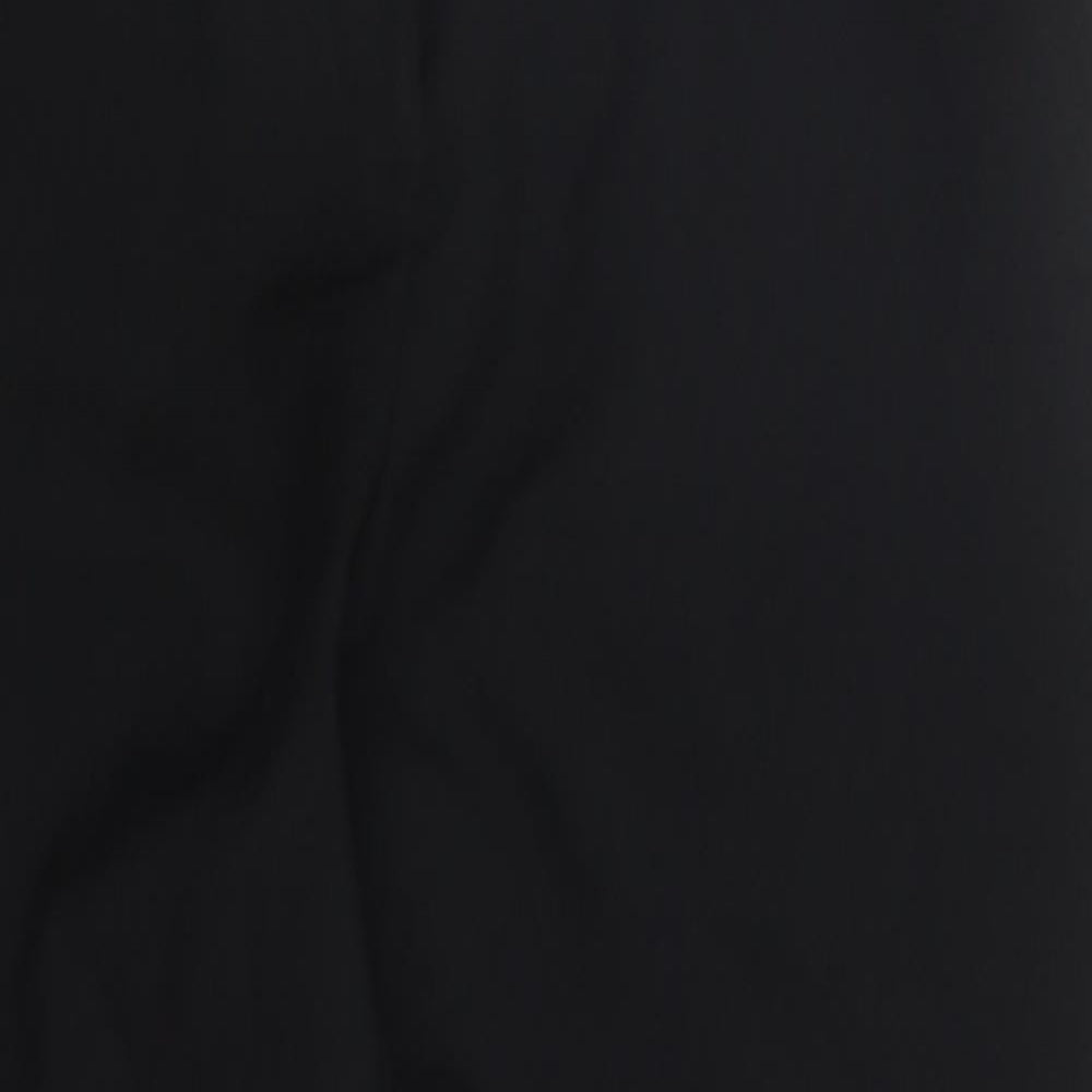 Primark Womens Black  Polyester Trousers  Size 8 L24 in Regular Hook & Eye