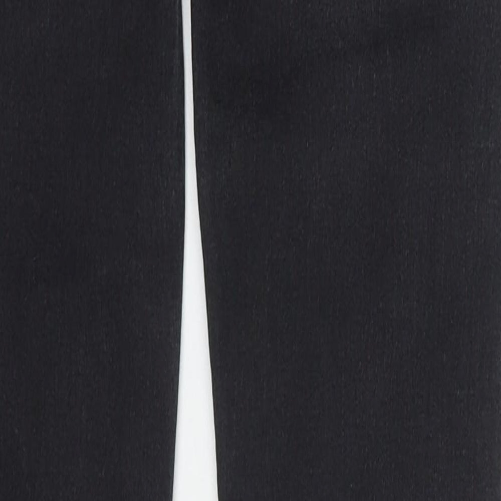 Denim Co Womens Black  Cotton Skinny Jeans Size 8 L31 in Regular Button