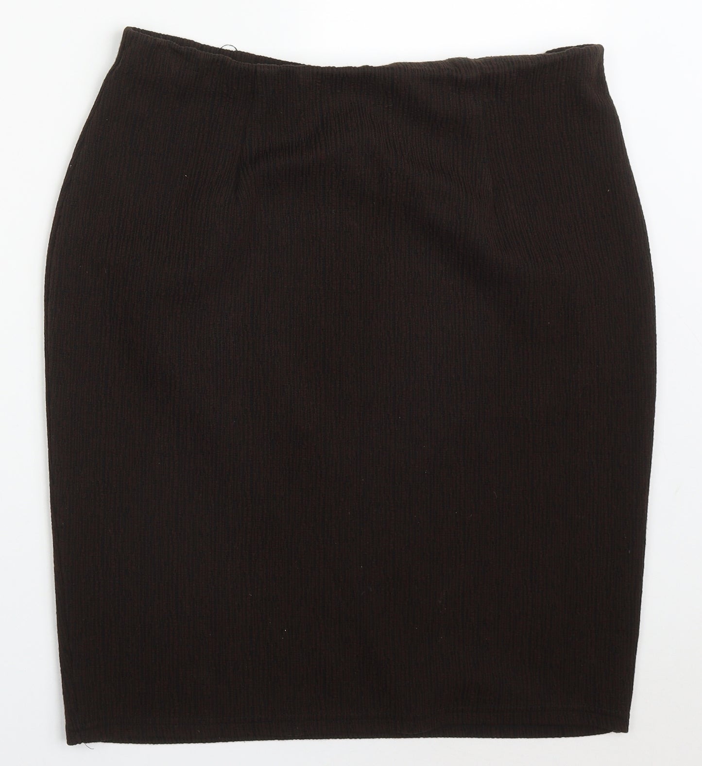 Essense Womens Brown  Acrylic Straight & Pencil Skirt Size 18