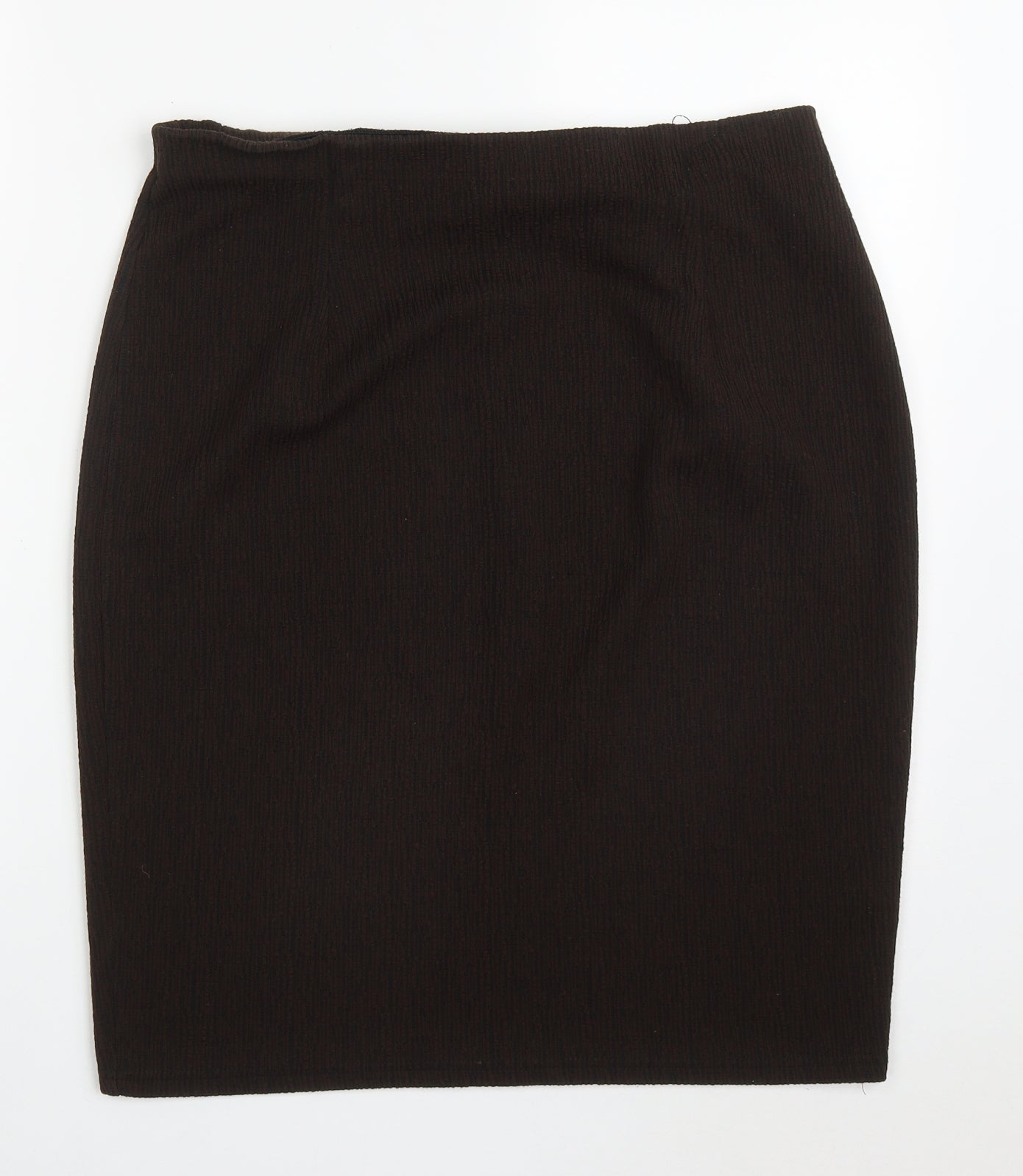 Essense Womens Brown  Acrylic Straight & Pencil Skirt Size 18
