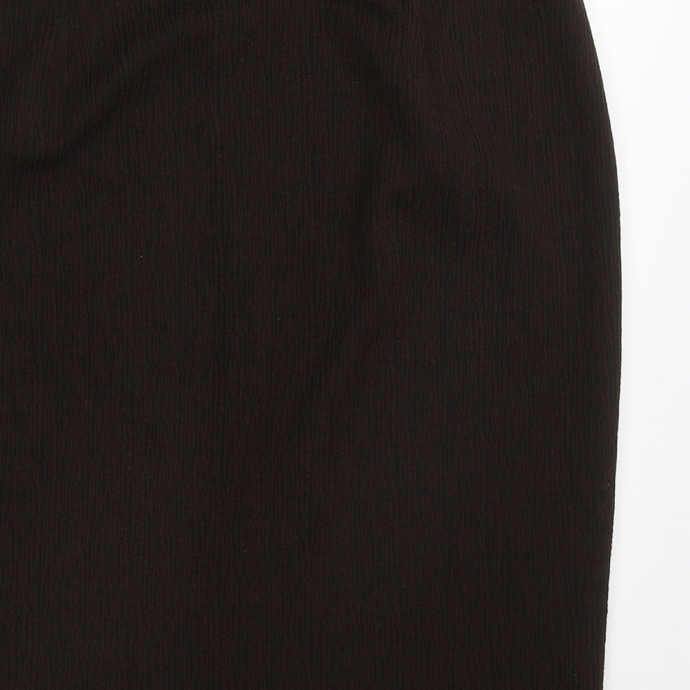 Essense Womens Brown  Acrylic Straight & Pencil Skirt Size 18