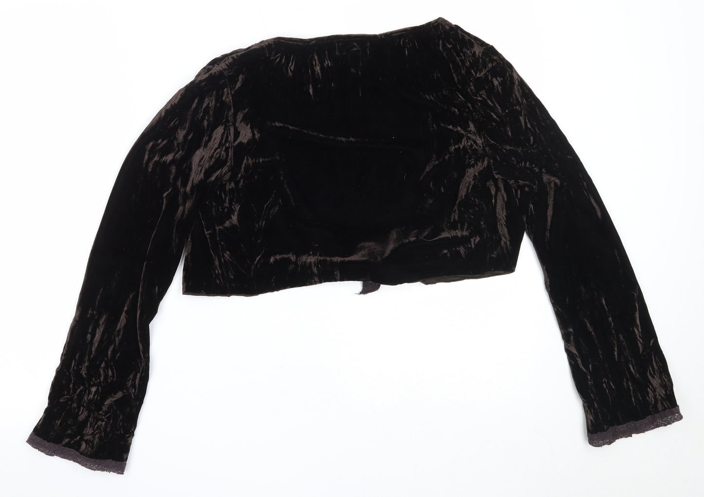 Principles Womens Brown V-Neck  Polyester Cardigan Jumper Size 12