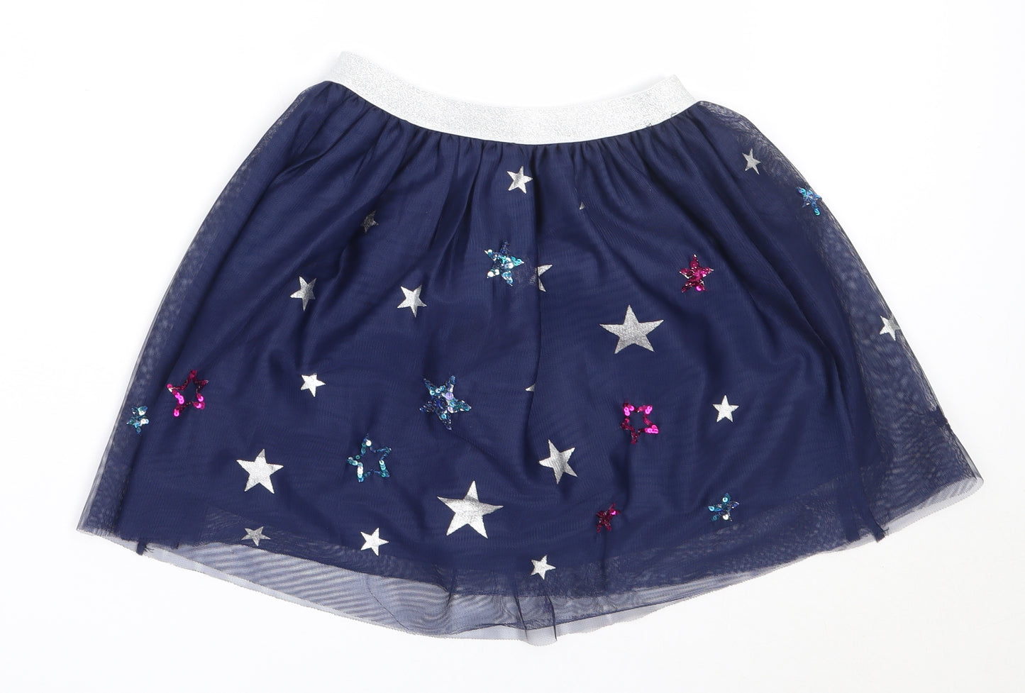George Girls Blue  Polyester Tutu Skirt Size 6-7 Years  Regular