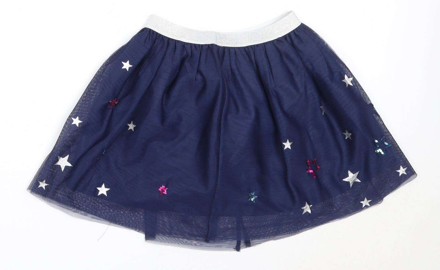 George Girls Blue  Polyester Tutu Skirt Size 6-7 Years  Regular