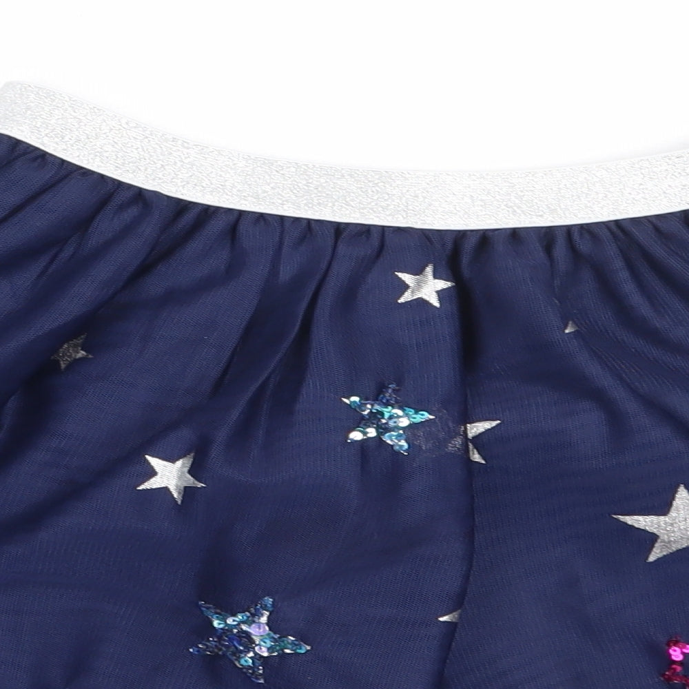 George Girls Blue  Polyester Tutu Skirt Size 6-7 Years  Regular