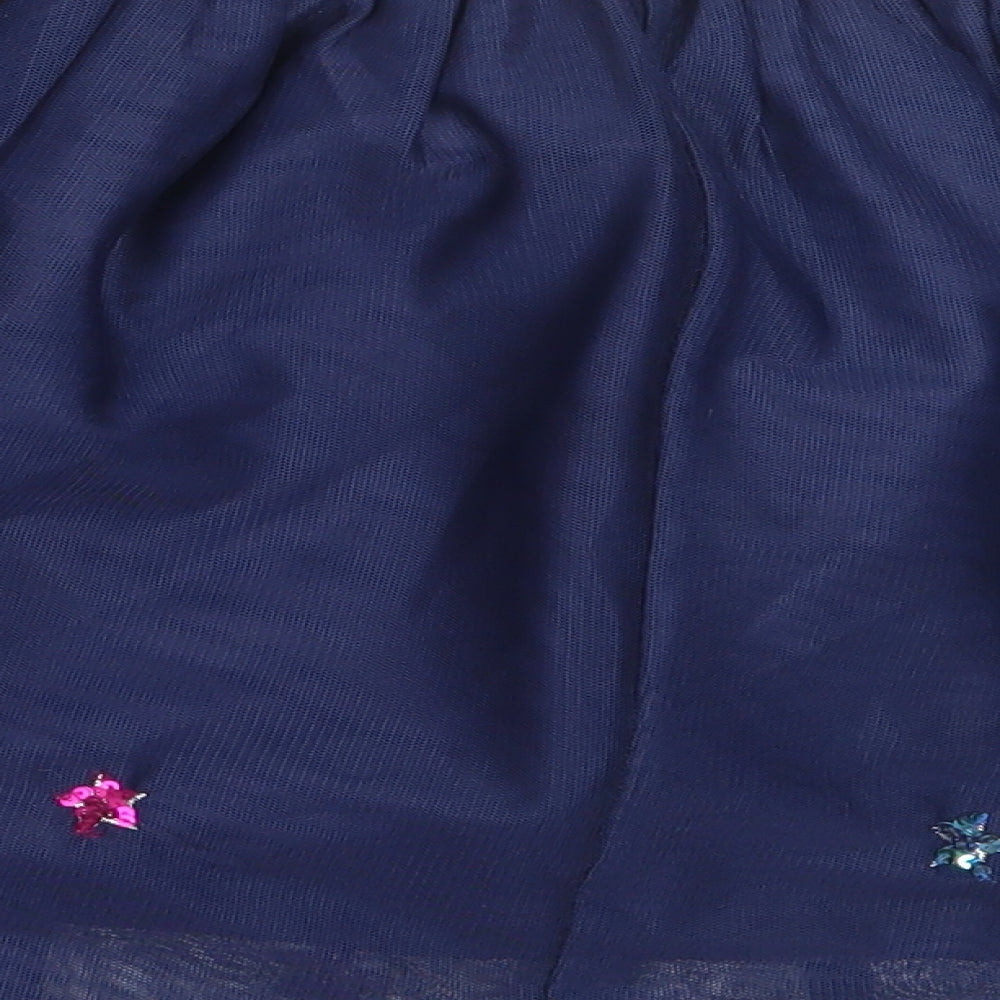 George Girls Blue  Polyester Tutu Skirt Size 6-7 Years  Regular