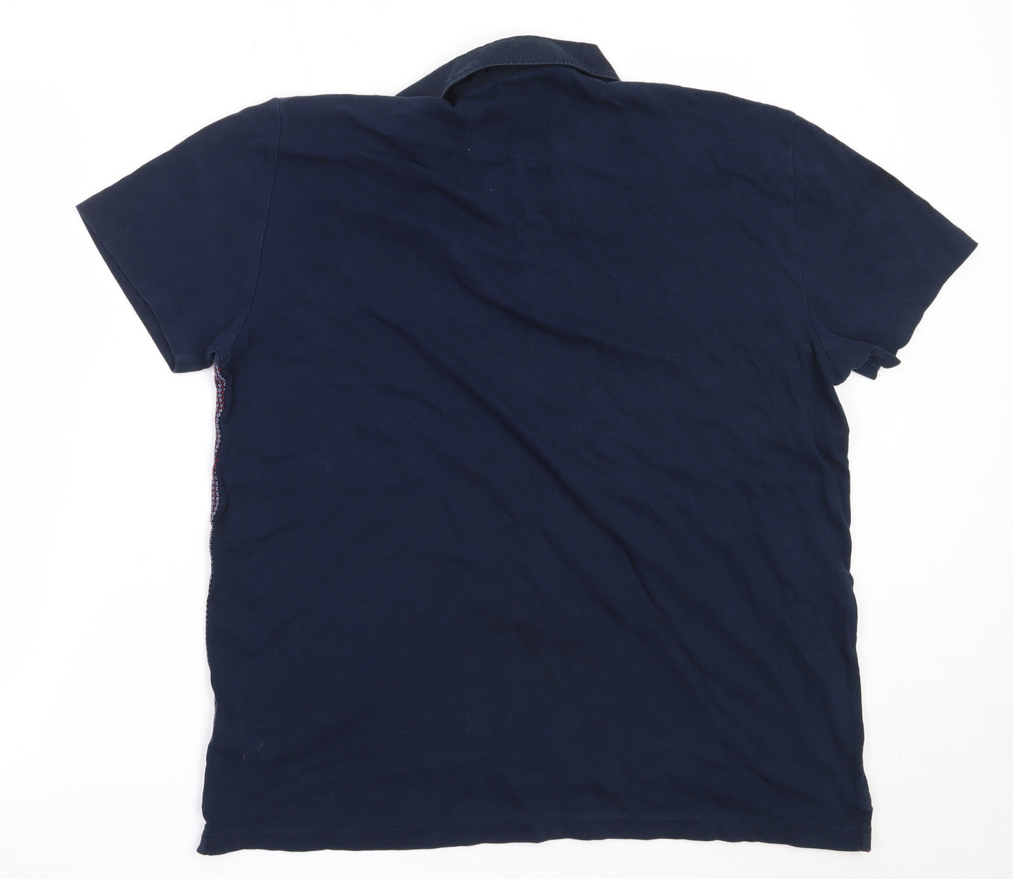 NEXT Mens Blue  Cotton  Polo Size XL Collared