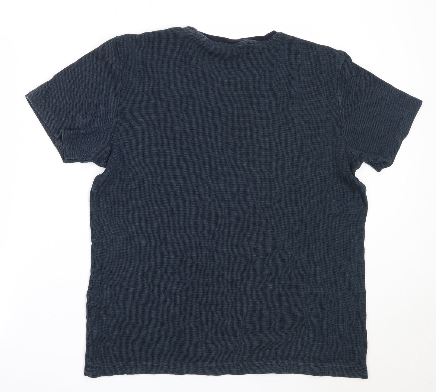 NEXT Mens Blue  Cotton  T-Shirt Size L Round Neck
