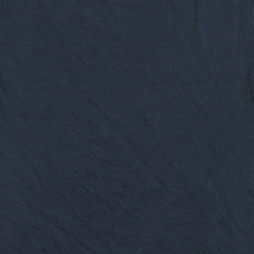 NEXT Mens Blue  Cotton  T-Shirt Size L Round Neck