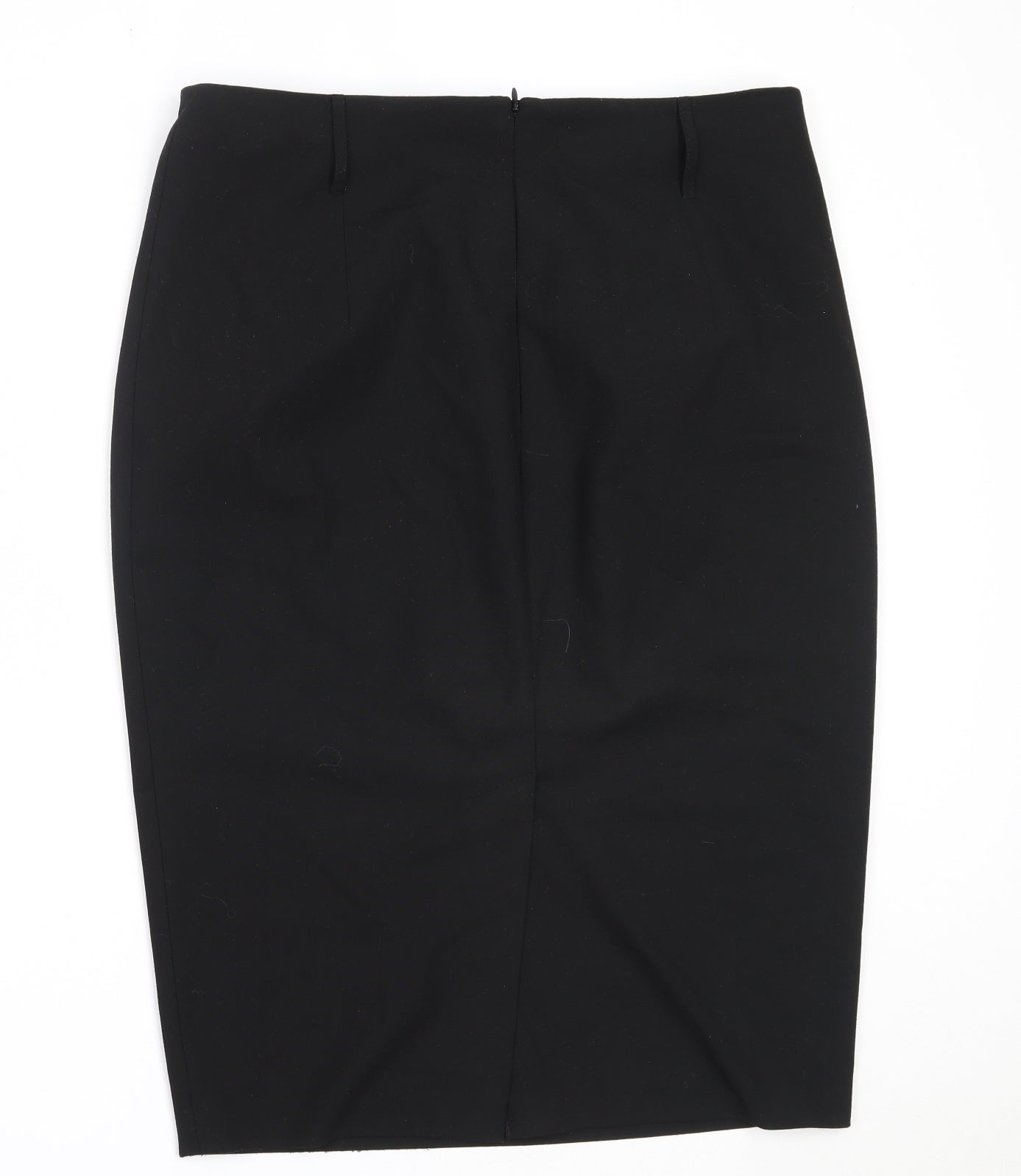 Marks and Spencer Womens Black  Polyester Straight & Pencil Skirt Size 16