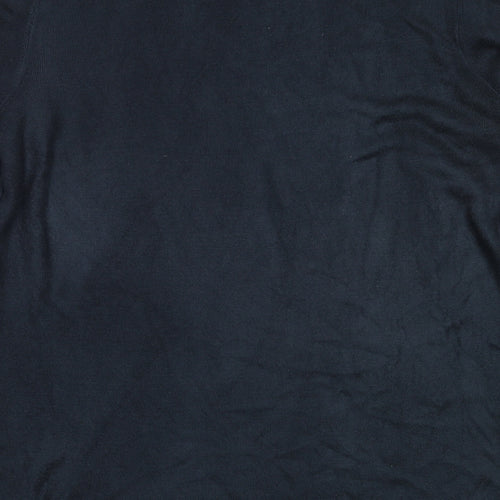 Cedar Wood State Mens Blue Round Neck  Acrylic Pullover Jumper Size L