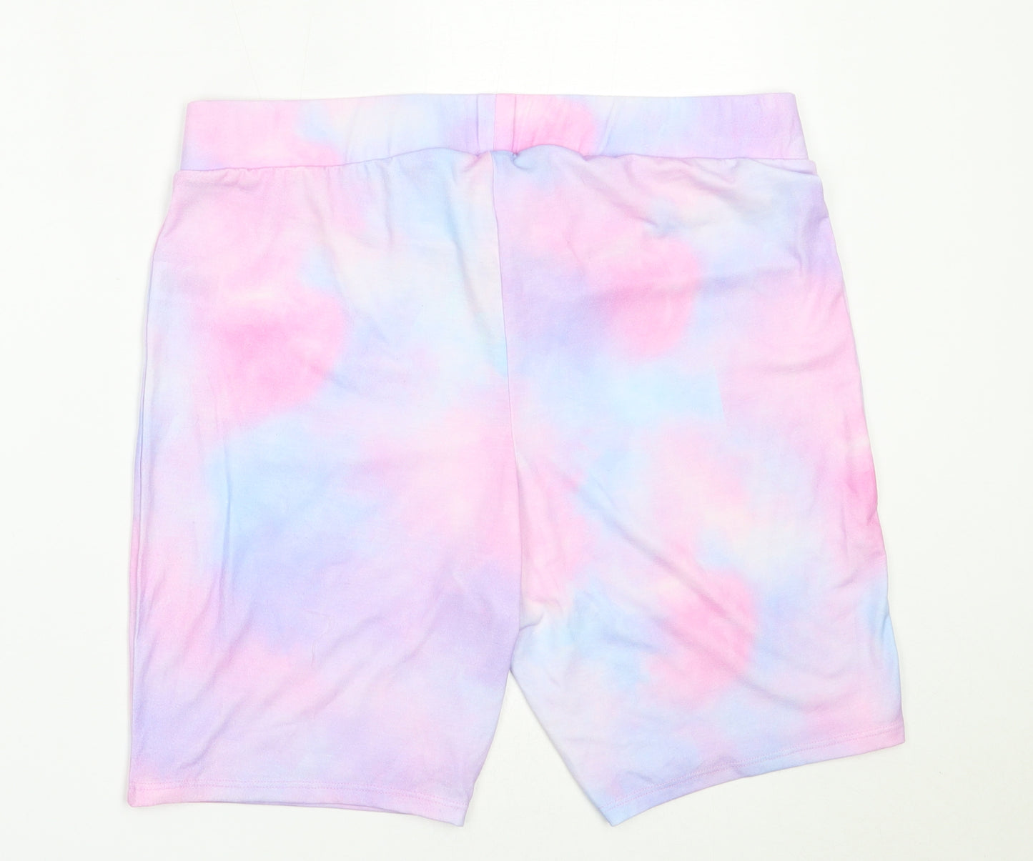 Pep&Co Womens Pink  Polyester Compression Shorts Size 18  Regular