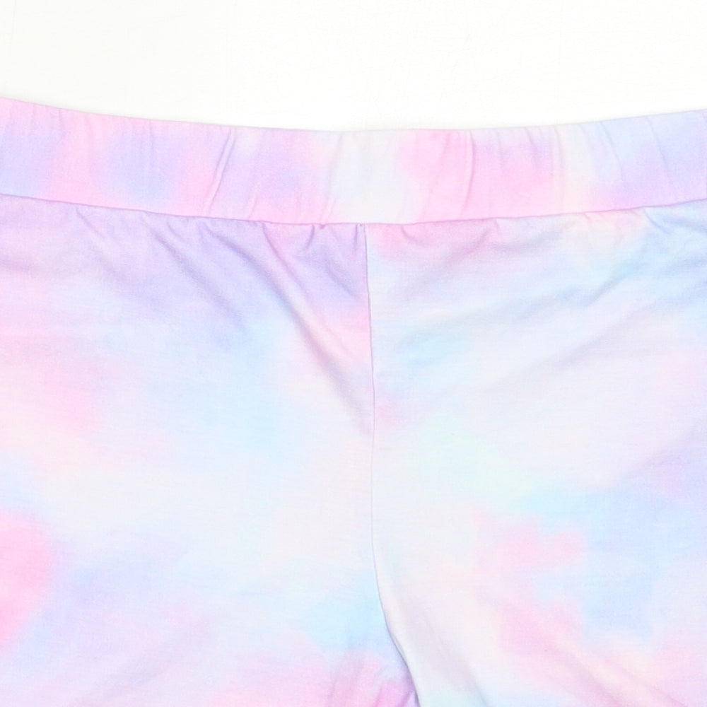 Pep&Co Womens Pink  Polyester Compression Shorts Size 18  Regular