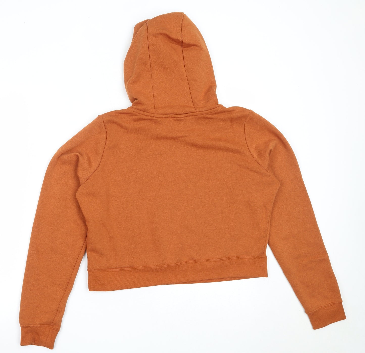Nike Womens Brown  Cotton Pullover Hoodie Size M