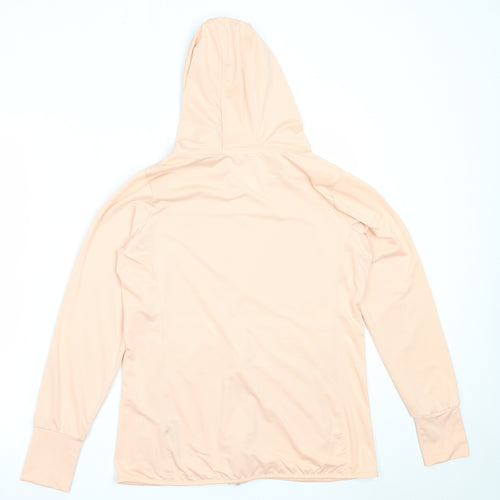 Dunnes Stores Womens Pink  Polyester Full Zip Hoodie Size S