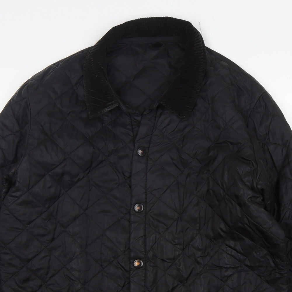 Barbour Mens Black   Quilted Jacket Size S
