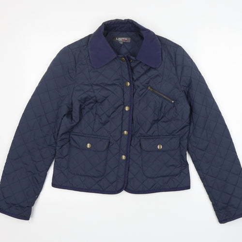 Limited Collection  Womens Blue   Quilted Coat Size 10
