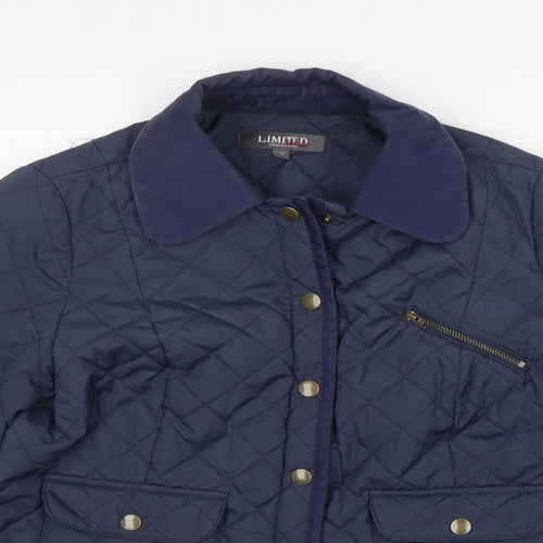 Limited Collection  Womens Blue   Quilted Coat Size 10