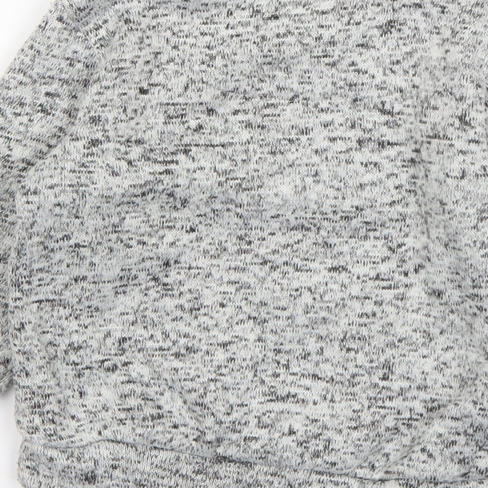 F&F Boys Grey  Polyester Pullover Sweatshirt Size 2-3 Years