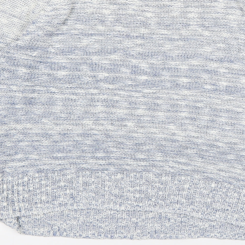 Red Herring  Womens Blue Round Neck  Cotton Pullover Jumper Size 12
