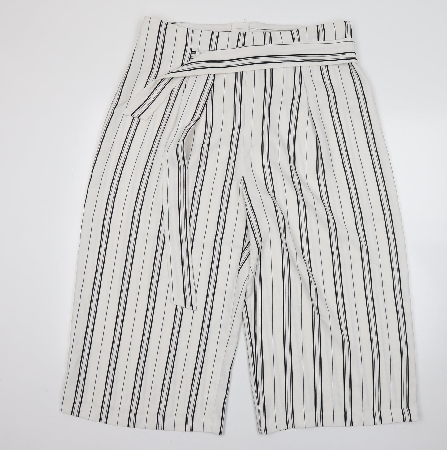 George Womens Multicoloured Striped Polyester Cropped Trousers Size 18 L21 in Regular