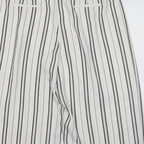 George Womens Multicoloured Striped Polyester Cropped Trousers Size 18 L21 in Regular