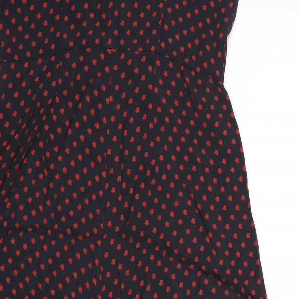 River Island  Womens Multicoloured Floral Viscose A-Line  Size 10  Square Neck