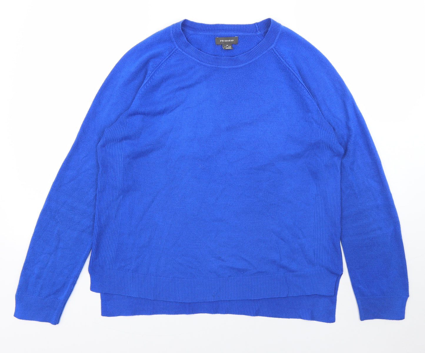 Primark Womens Blue Round Neck   Pullover Jumper Size M