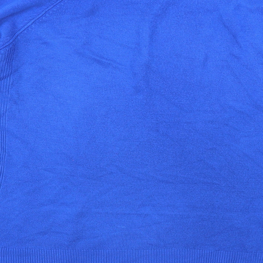 Primark Womens Blue Round Neck   Pullover Jumper Size M