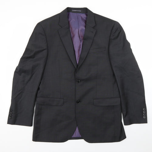 NEXT Mens Grey  Wool Jacket Suit Jacket