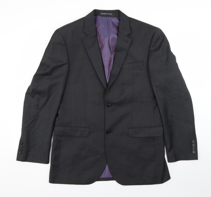 NEXT Mens Grey Wool Jacket Suit Jacket