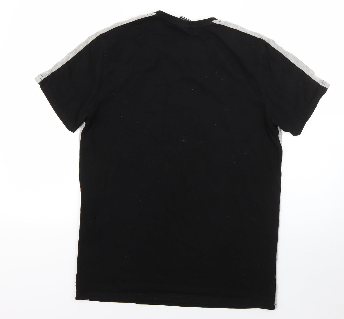Blakely Mens Black  Cotton  T-Shirt Size M Round Neck